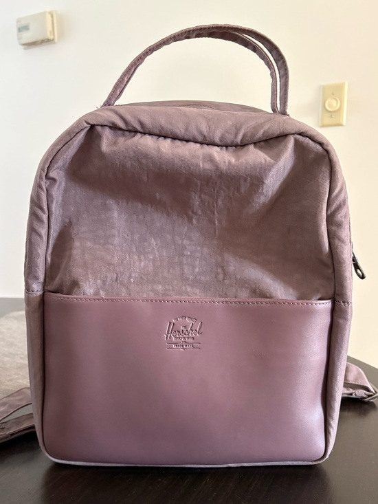 Herschel Supply Company Handbags - Herschel Orion Small Purple Leather Backpack